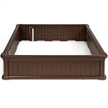 Load image into Gallery viewer, 48.5&quot; Raised Garden Bed Planter for Flower Vegetables Patio-Brown
