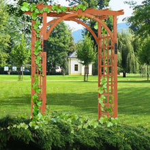 Load image into Gallery viewer, Garden Archway Arch Lattice Trellis Pergola for Climbing Plants &amp;Outdoor Wedding
