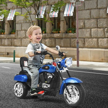 Load image into Gallery viewer, 6V 3 Wheel Kids Motorcycle-Blue
