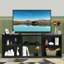 Load image into Gallery viewer, 2-Tier Entertainment Media Console TV Stand-Black
