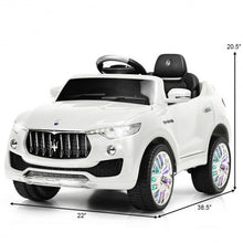Load image into Gallery viewer, 6V Licensed Maserati Kids Ride On Car-White
