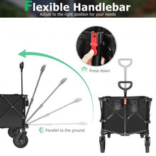 Load image into Gallery viewer, Outdoor Utility Garden Trolley Buggy -Black
