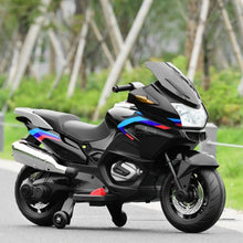 Load image into Gallery viewer, 12V Kids Ride On Motorcycle Electric Motor Bike-Black
