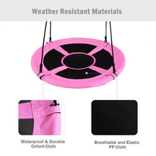 Load image into Gallery viewer, 40" Flying Saucer Tree Swing Indoor Outdoor Play Set-Pink
