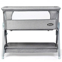 Load image into Gallery viewer, Adjustable Baby Bedside Crib with Large Storage-Gray
