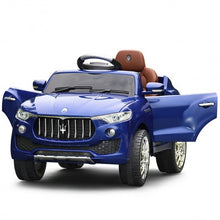 Load image into Gallery viewer, 6V Licensed Maserati Kids Ride On Car-Blue
