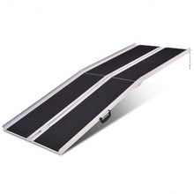 Load image into Gallery viewer, Portable Aluminum Non-skid Multifold Wheelchair Ramp-7&#39;
