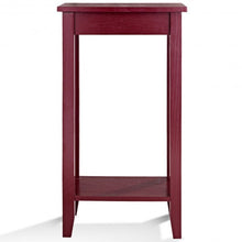 Load image into Gallery viewer, Tall Wooden Sofa End Table Side Table
