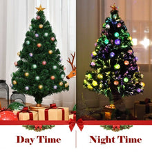Load image into Gallery viewer, Pre-Lit Fiber Optical Firework Christmas Tree-4&#39;
