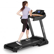 Load image into Gallery viewer, 3.75HP Electric Folding Treadmill with Auto Incline 12 Program APP Control
