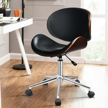 Load image into Gallery viewer, Bentwood Mid-Century Executive Height Adjustable Swivel Office Chair
