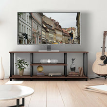 Load image into Gallery viewer, 3-Tier TV Stand Entertainment Media Center Console Shelf-Coffee
