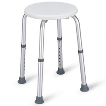 Load image into Gallery viewer, 8 Height Adjustable Non-Slip Bath Shower Stool

