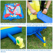 Load image into Gallery viewer, Bounce House Magic Castle Inflatable Bouncer without Blower
