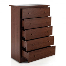 Load image into Gallery viewer, 5-Drawer Dresser with Smooth Slide Rail

