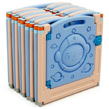 Load image into Gallery viewer, 18-Panel Foldable Baby Playpen Kids Activity Center with Lockable Door
