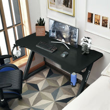 Load image into Gallery viewer, Gaming Desk Z-Shaped Computer Office Table with Gaming Handle Rack
