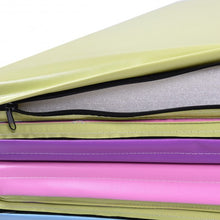 Load image into Gallery viewer, 4&#39; x 8&#39; x 2&quot; Multi-Colors Folding PU Panel Gymnastics Mat
