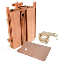 Load image into Gallery viewer, Tripod Folding French Wooden Easel with Sketch Box
