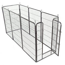 Load image into Gallery viewer, 8 Panels Sturdy Metal Pet Fence
