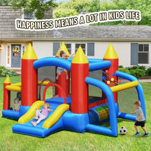 Load image into Gallery viewer, Inflatable Bounce House Slide Jumping Castle Soccer Goal Ball Pit Without Blower
