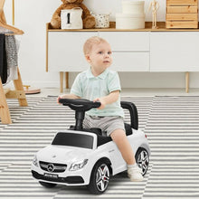 Load image into Gallery viewer, Mercedes Benz Licensed Kids Ride On Push Car-White
