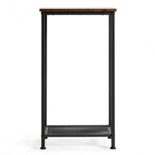 Load image into Gallery viewer, 2-Tier Industrial Side End Accent Telephone Table
