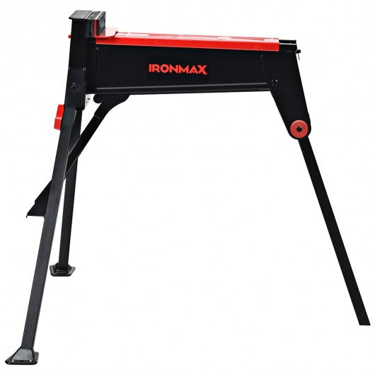 660LBS Portable Clamping Sawhorse Work Bench
