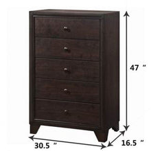 Load image into Gallery viewer, Home 5 Drawer Chest Dresser Storage Cabinet
