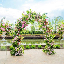 Load image into Gallery viewer, 8&#39;4&quot; x 4&#39;7&quot; Gothic Steel Rose Arch
