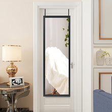 Load image into Gallery viewer, Wood Frame Full Length Hanging Mirror-Black
