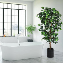 Load image into Gallery viewer, 6 Ft Artificial Ficus Silk Tree
