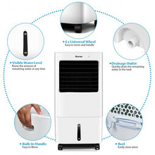 Load image into Gallery viewer, Evaporative Portable Air Cooler Fan w/ Remote Control-White
