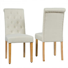 Load image into Gallery viewer, Set of 2 Tufted Dining Chair -Beige
