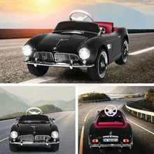 Load image into Gallery viewer, 12 V BMW 507 Licensed Electric Kids Ride On Retro Car-Black
