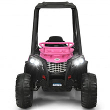 Load image into Gallery viewer, 12V Kids RC Electric Ride On Off-Road UTV Truck with MP3 and Light-Pink
