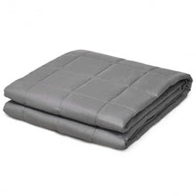 Load image into Gallery viewer, 22 lbs Weighted Blankets 100% Cotton with Glass Beads-Dark Gray
