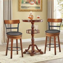 Load image into Gallery viewer, Set of 2 25.5" Swivel Counter Height Dining Chair
