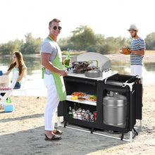 Load image into Gallery viewer, Portable Camp Kitchen and Sink Table
