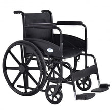 Load image into Gallery viewer, Lightweight Foldable Medical Wheelchair with Footrest

