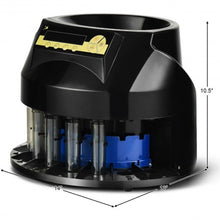 Load image into Gallery viewer, Auto Coin Sorter Dispenser Counting with Coin Tubes &amp; LED Display
