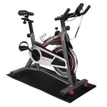 Load image into Gallery viewer, 47&quot; x 24&quot; Exercise Equipment PVC Mat Gym Bike Floor Protector
