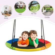 Load image into Gallery viewer, 40&quot; 770 lbs Flying Saucer Tree Swing Kids Gift with 2 Tree Hanging Straps
