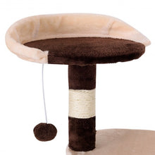 Load image into Gallery viewer, 43&quot; Cat Tree Kitten Activity Tower with Scratching Posts-Coffee
