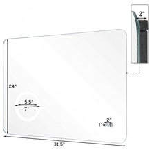 Load image into Gallery viewer, LED Touch Button Wall-Mounted Makeup Mirror w/ Clock
