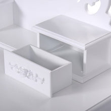 Load image into Gallery viewer, White Vanity Makeup Dressing Table with Mirror + 4 Drawers
