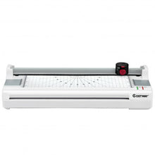 Load image into Gallery viewer, 13&quot; Hot and Cold Paper Trimmer with Corner Rounder and 25 Pouches-White
