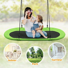 Load image into Gallery viewer, 60" Saucer Surf Outdoor Adjustable Swing Set-Green

