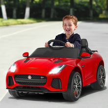 Load image into Gallery viewer, 12V Jaguar F-Type SVR Licensed Kids Ride On Car-Red
