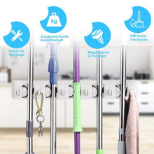 Load image into Gallery viewer, Wall-mounted Mop Holder Hanger with 5 Positions
